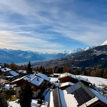 アパート Balcon Sur Les Alpes A Crans-montana *