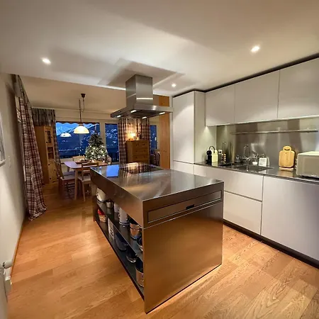 Balcon Sur Les Alpes A Crans-montana 公寓 *