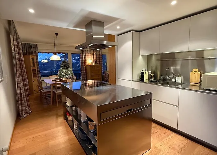 Balcon Sur Les Alpes A Crans-montana アパート *